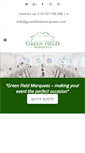 Mobile Screenshot of greenfieldmarquees.com